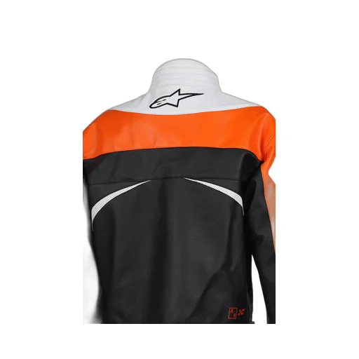 Race Craft Leather Jacket / Org