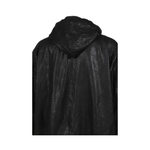 Leather Bomber / Black