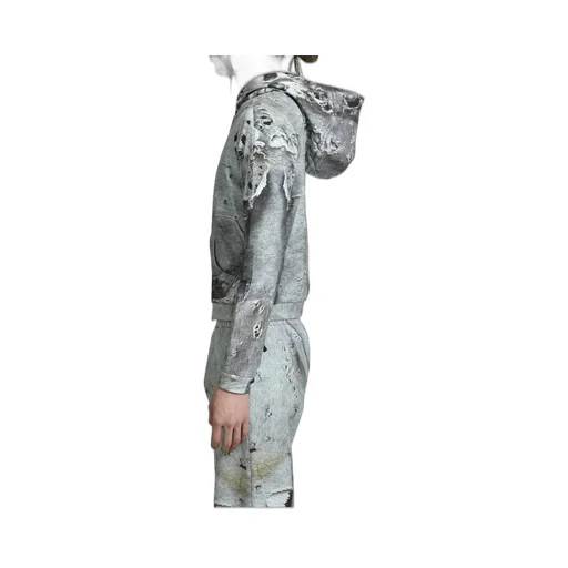 Worn Out White Hoodie / Wht