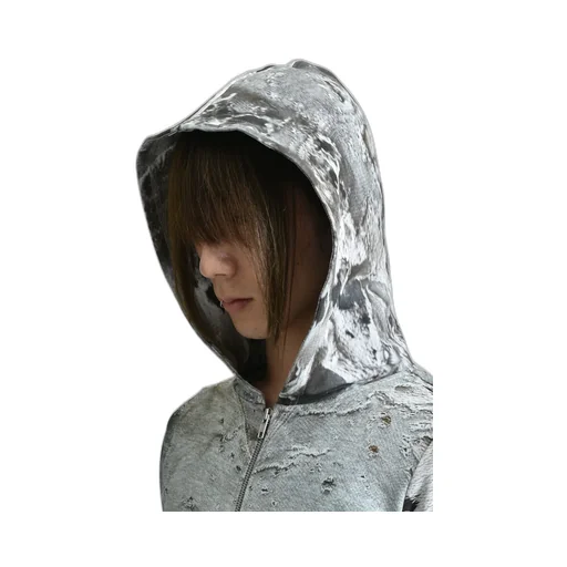 Worn Out White Hoodie / Wht