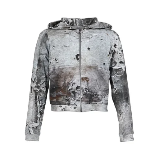 Worn Out White Hoodie / Wht