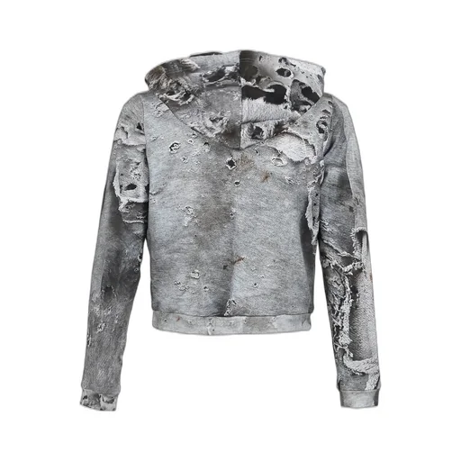 Worn Out White Hoodie / Wht