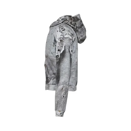 Worn Out White Hoodie / Wht