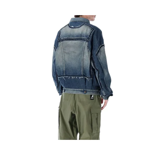 Junya Watanabe Raw-Cut Edge Denim Jacket
