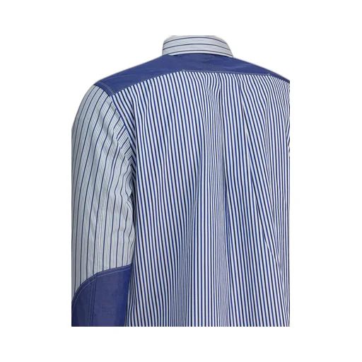 Junya Watanabe Man Contrast Panel Striped Shirts