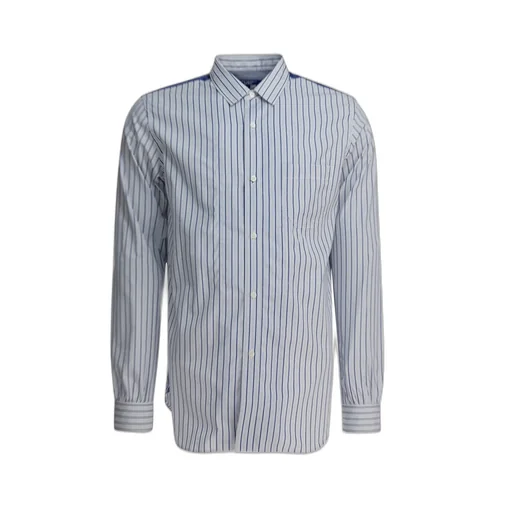 Junya Watanabe Man Contrast Panel Striped Shirts