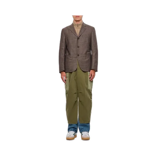 Junya Watanabe Man Panelled Single-Breasted Coat