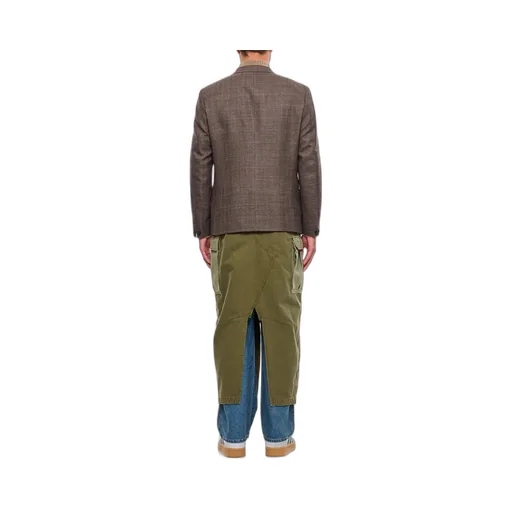 Junya Watanabe Man Panelled Single-Breasted Coat