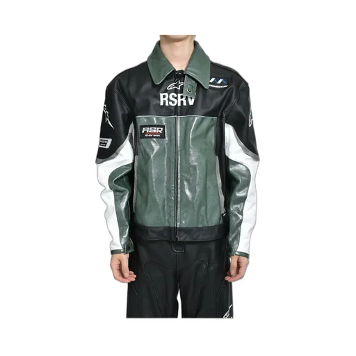 Alloy Leather Jacket / Grn
