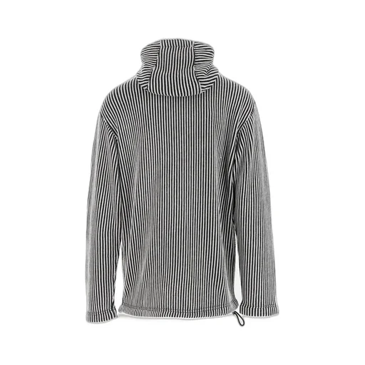Junya Watanabe Man Striped Drawstring Hoodie