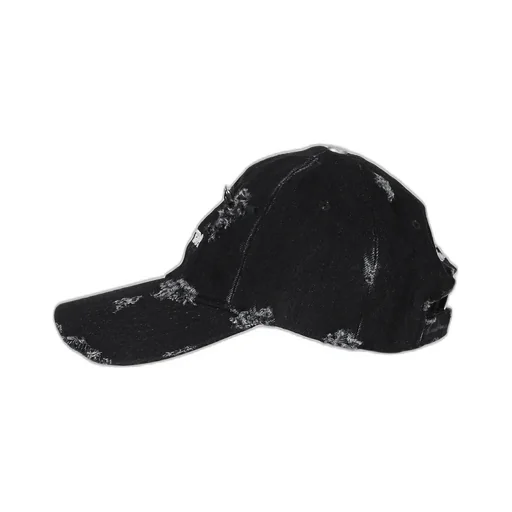 Director Damaged Denim Cap / Blk