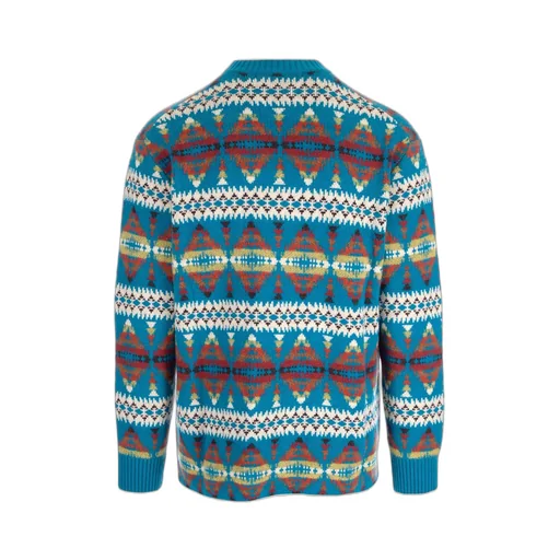 Junya Watanabe Man Jacquard Crewneck Sweater