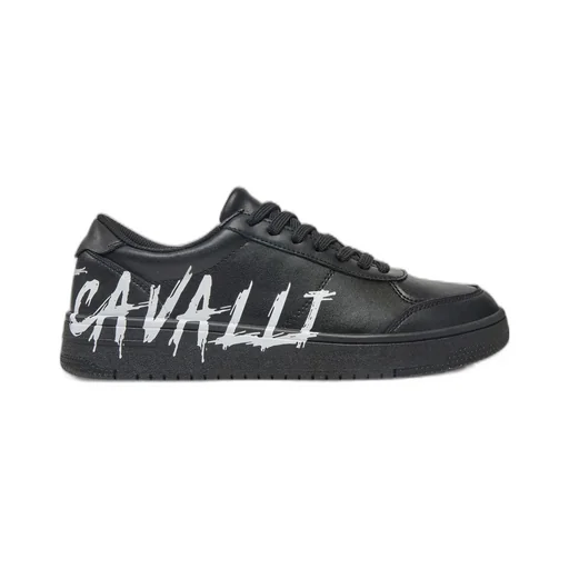 Just Cavalli Logo-Printed Lace-Up Sneakers