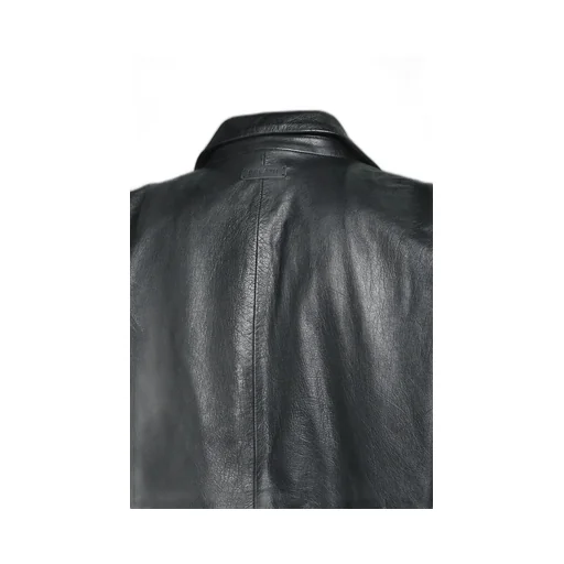 Leather Tailored Jacket / Black