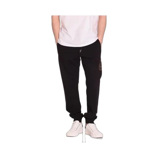 Just Cavalli Logo Printed Straight Leg Trousers