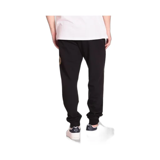 Just Cavalli Logo Printed Straight Leg Trousers
