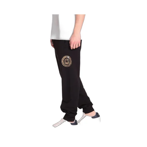 Just Cavalli Logo Printed Straight Leg Trousers