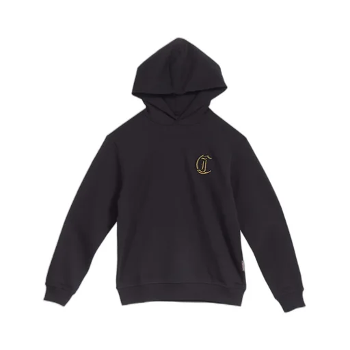 Just Cavalli Logo Embroidered Long-Sleeved Hoodie
