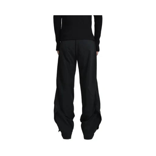 Moire Trousers / Black