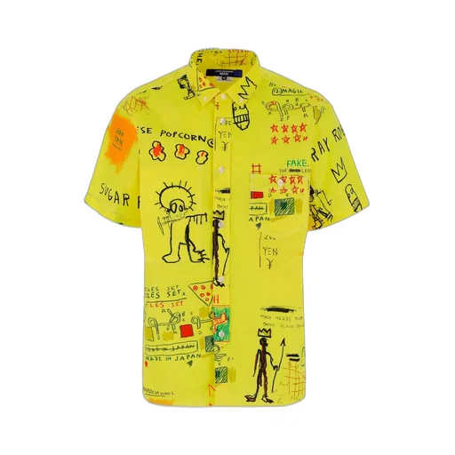 Junya Watanabe Man Illustration-Printed Buttoned Shirt