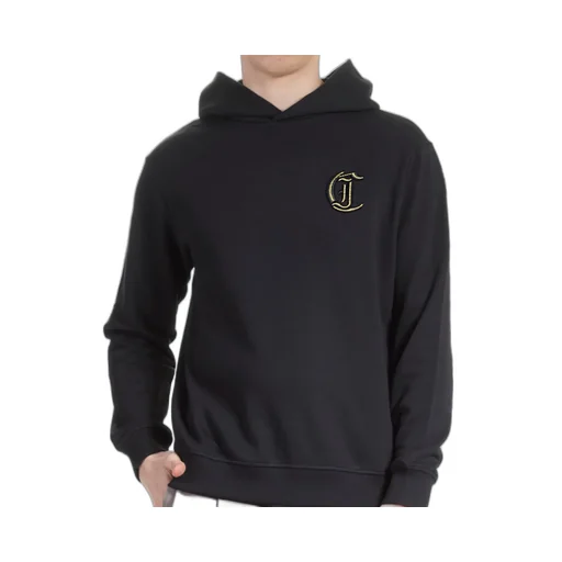 Just Cavalli Logo Embroidered Long-Sleeved Hoodie