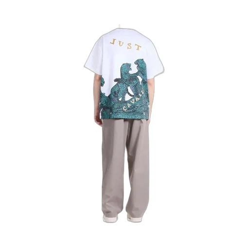 Just Cavalli Graphic Printed Crewneck T-Shirt