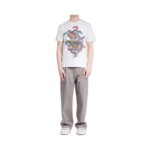 Just Cavalli Graphic Printed Crewneck T-Shirt