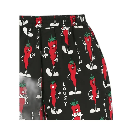 Junya Watanabe Man Graphic-Printed Elasticated Waistband Shorts