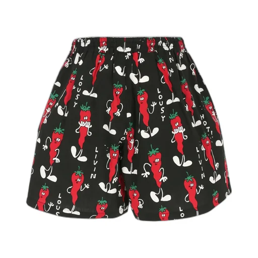 Junya Watanabe Man Graphic-Printed Elasticated Waistband Shorts