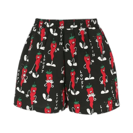 Junya Watanabe Man Graphic-Printed Elasticated Waistband Shorts