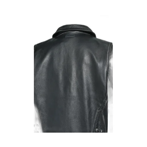 Wash Leather Single Riders Jacket / Blk