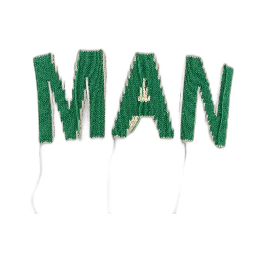 Junya Watanabe Man Logo Intarsia Knit Crewneck Jumper