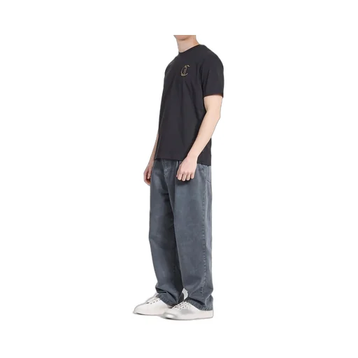 Just Cavalli Logo Embroidered Crewneck T-Shirt