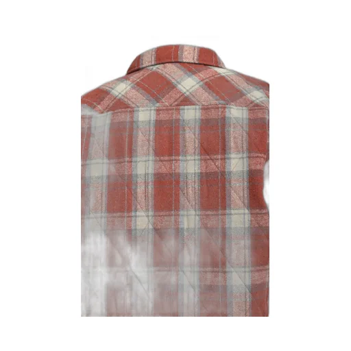 Quilting Check Shirt / Org