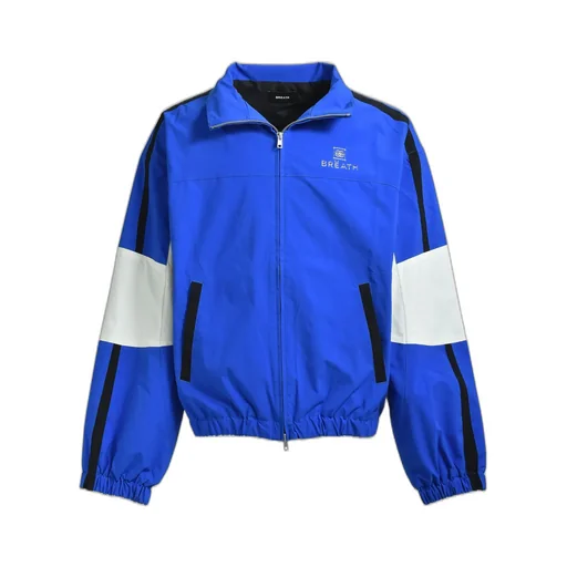 Crest Logo Warm Up Jacket / Blu