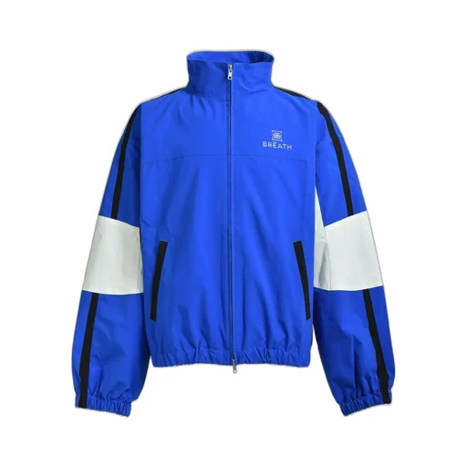Crest Logo Warm Up Jacket / Blu