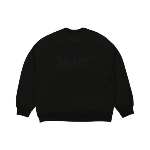 Juun J Logo Embroidered Crew Neck Sweatshirt