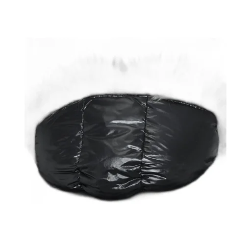 Fur Shiny Down Vest / Black