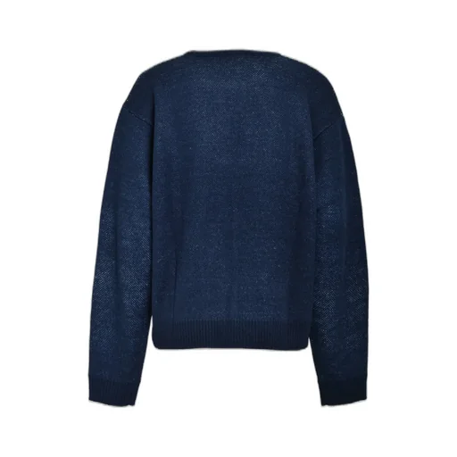 Angel Script Logo Mohair Knit / Nav