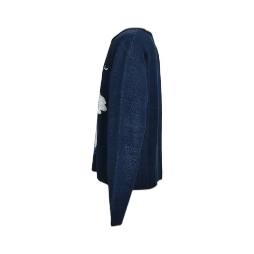 Angel Script Logo Mohair Knit / Nav