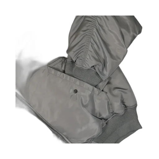 Juun J Zip-Up Long Sleeved Bomber Jacket