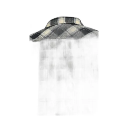 Quilting Check Shirt / Black