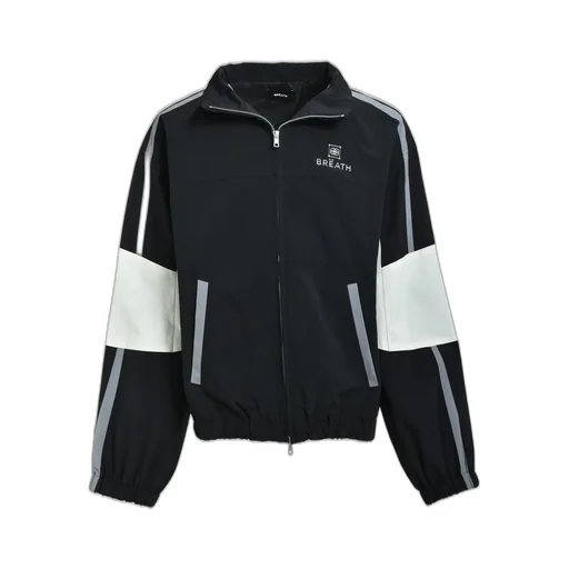 Crest Logo Warm Up Jacket / Blk