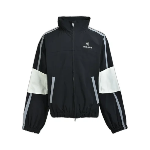 Crest Logo Warm Up Jacket / Blk