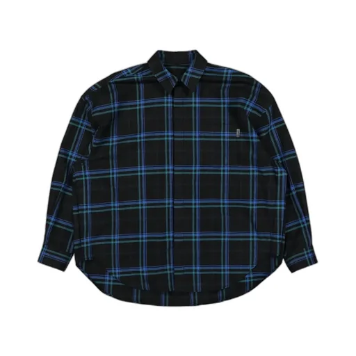 Juun J Checked Long Sleeved Shirt
