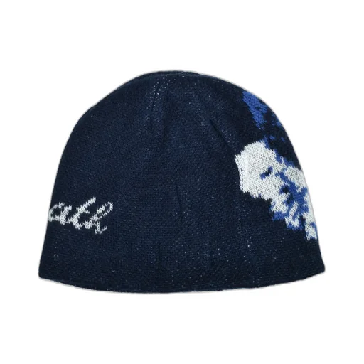 Angel Script Logo Mohair Beanie / Nav