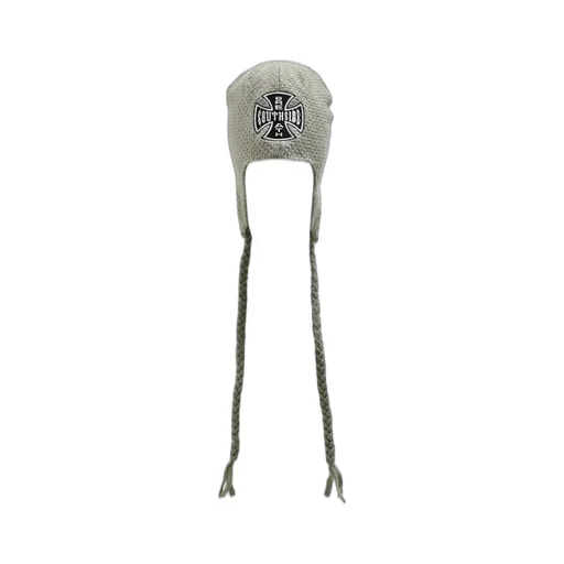 Southside Cross Ear Flap Beanie / Dust