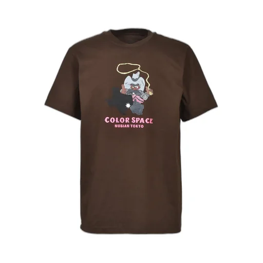Texas Cowboy Tee / Brwn/Pink