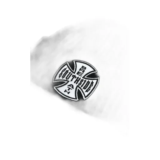 Southside Cross Damage Rib Beanie / Blk