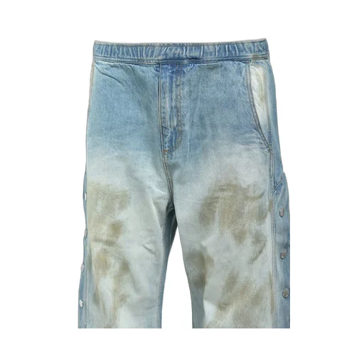 Coating Side Button Denim Pants / Ind